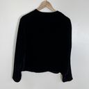 J.Jill  Women’s Black Velvet Blazer Jacket Size SP Good Condition Photo 7