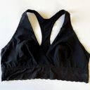 Natori  Bralette Womens Extra Large Black Bliss Perfect Day Racerback Lace NWOT Photo 0