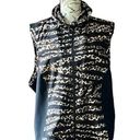 Chico's Weekends Vest Sz 3 XL Animal Print Zip Up Sleeveless Jacket SATIN Photo 0