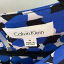 Calvin Klein  Blue Black White Work Professional Tank Blouse size Medium Photo 1