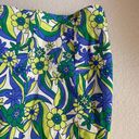 ZARA  Vibrant Floral Mini Dress Blue Green Size Medium Photo 5