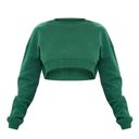 Pretty Little Thing Green Cropped Crewneck  Photo 5