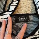 Cider Zebra print black and white crop top never worn  Photo 2