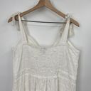 City Chic  Fit & Flare Mini Eyelet Lace Dress White Tie Strap Knee Length 14 Photo 4