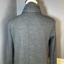 Helmut Lang  Sonar Wool Leather Toggle Cardigan Photo 7