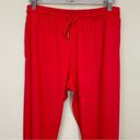 Zyia  Red Everywhere Zipper Joggers Size L Photo 4