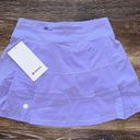 Lululemon  Pace Rival Skirt Mid-Rise Long Lilac Smoke Size 2 NWT Photo 0