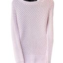 Calvin Klein SPRING BARBIE  Ribbed Knit Pullover Sweater Pink Women’s S Zipper Photo 3