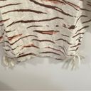 Democracy  Animal Print Oversized Cinch Sweater Size XS/Fits Small & Medium NWT Photo 6