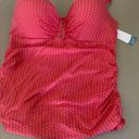 Cacique  swimsuit top 38F lightly lined bandeau polkadot Photo 1