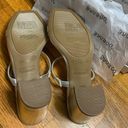 Bamboo Silver Heeled Sandals Photo 3