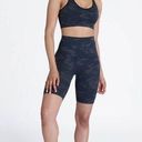 Spanx  Lamn Biker Shorts Black Camo 7” High Waist Size L Activewear Seamless Photo 0