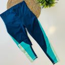 Xersion  Blue 7/8 Ankle Colorblock Legging Size Small Photo 1