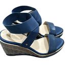 Cole Haan Cole Hann Cloudfeel Espadrille Wedge Sandal Blue Women’s Size 9 Photo 6