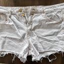 Universal Threads White Distressed Denim Shorts Photo 0