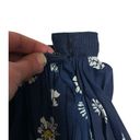 Jason Wu  for Target Navy Blue Floral DAISY Pleated Accordion Skirt Women's Sz 6 Photo 3