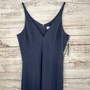 Dress the Population  Iris Navy Plunging Side Slit Gown, NWT, Medium, MSRP $198 Photo 8