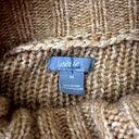 Aerie  Wool Bronze Chunky Knit Turtleneck Sweater Photo 5