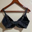 Natori  dark charcoal gray lace bra - size 36DD Photo 2