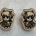 Nintendo Zelda Toon Link Wooden Earrings Photo 1