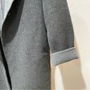 Uniqlo Double Face Dark Gray Wool Blend Hooded Coat Size L Photo 10