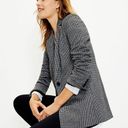 The Loft  Houndstooth Boyfriend Blazer - Size 0 Photo 1