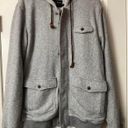 Billabong  Grey Hoodie Zip Up Winter Coat Photo 0