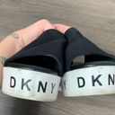 DKNY  Carli Slide Sandals Black Y2K Platform Shoes Size 9 Photo 2