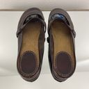 Mudd Vintage Y2K 2000s Dark Brown Faux Leather Preppy Mary Jane Slip On Flats Photo 5