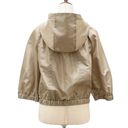 St. John  Dark Khaki Hooded Sport Utility Jacket Windbreaker Women’s Size Small Photo 1