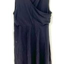 Eileen Fisher  Black Cross Front Sleeveless Dress Photo 0