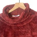 Joy Lab / Target Women’s Maroon Fleece Turtleneck Pullover Sweatshirt Size XS Photo 2