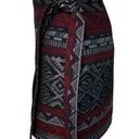 Outback Red Express Skirt Women 0 Gray Red Tribal Pencil Straight Skirt Mini Career Casual Photo 2