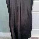 Reiss  women’s black satin and lace mini slip dress size 10 Photo 2