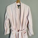 Lauren Ralph Lauren Women's Size Medium Greenwich Woven Terry Robe Bathrobe Pink Photo 5