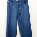 Nine West  High Rise Belted Waist Wide Leg Cropped Jeans, Size 16 Photo 0