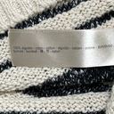 Massimo Dutti  Cotton Striped Sweater in Ivory & Black Size M Photo 7