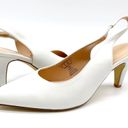 Simply Styled  NEW Womens 9.5, 10 Sarell Sling Back Dress Shoe Heel Creamy White Photo 9