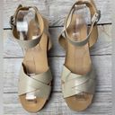 Lucky Brand Hadilla Women’s Tan Leather Platform Sandal With Studs Size 10M Photo 1