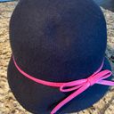 Big Buddha Wool Hat Navy Blue With Pink  Photo 0