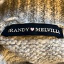 Brandy Melville  Sweater Women Medium Turtleneck Cream Wool Blend Neutral Minimal Photo 4