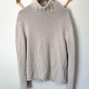 Banana Republic Tan Chunky Knit Turtleneck Sweater Size Large Photo 0