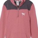 PINK - Victoria's Secret VS Pink Perfect Quarter Zip Pullover Top Shirt Photo 0