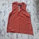 Bobeau  Orange scalloped tank, medium Photo 0