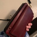 Tommy Hilfiger Never Used Maroon Leather Small Functional Purse Photo 10