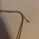 Madewell NWOT  Gold Tone Rose Quartz Pendant Layered Necklace Photo 3