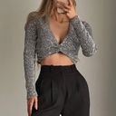 ZARA Sequin Crop Top Photo 0