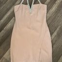 Charlotte Russe  Rose Cocktail Dress with metallic decorative halter. Size Large Photo 3