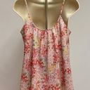 Oscar de la Renta  Floral Pink Label Tank Top Photo 3