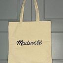 Madewell  Do Well Canvas Tote Bag  Cream 15 X 15 Photo 0